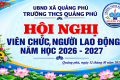 HỘI NGHỊ VIÊN CHỨC – NGƯỜI LAO ĐỘNG NĂM HỌC 2026-2027